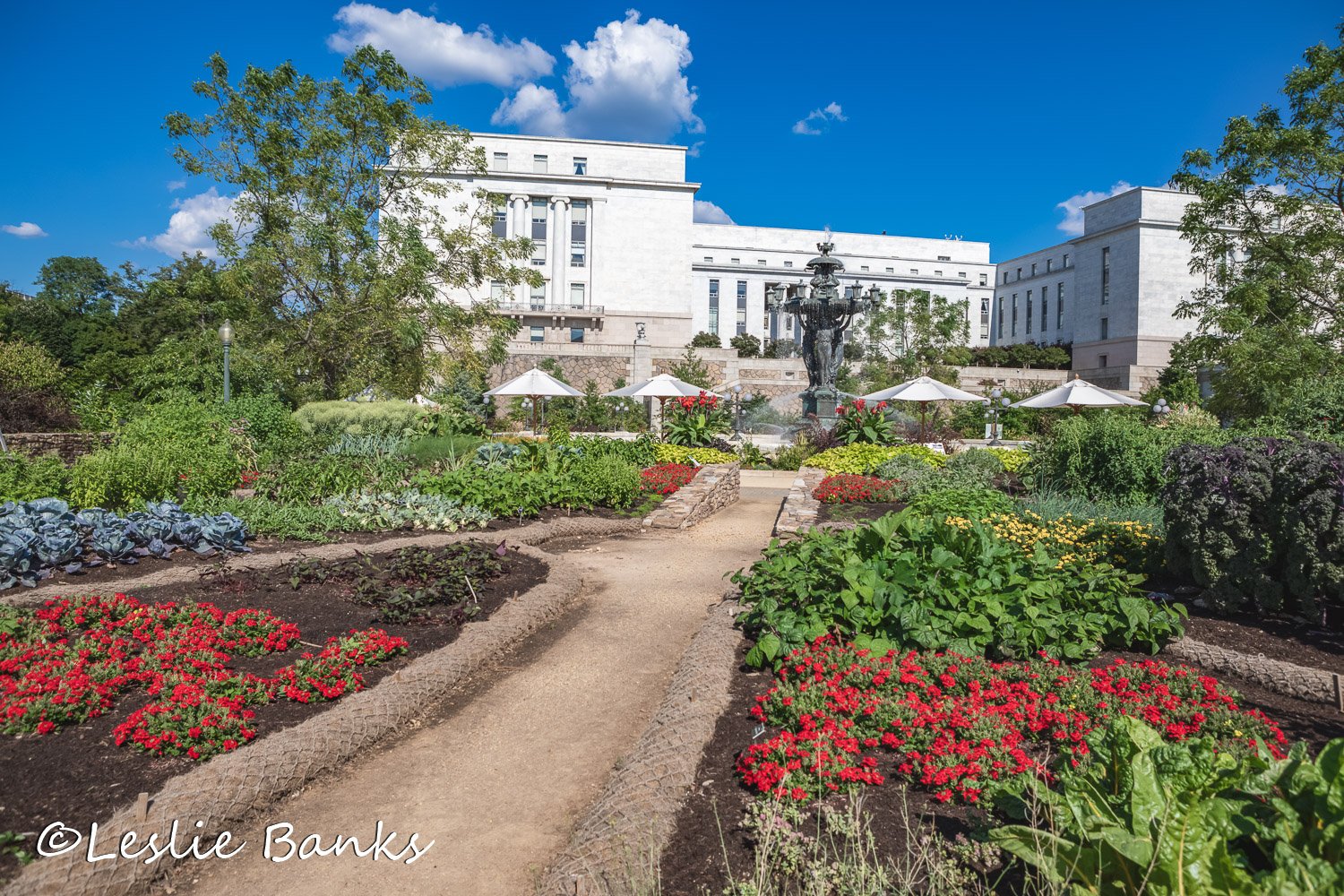 Bartholdi Fountain and Park in Washington, DC